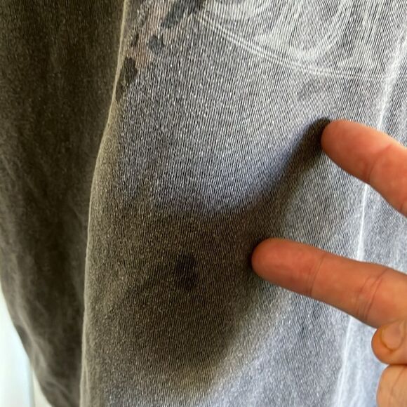 David Bowie Distressed Gray Graphic Shirt - Picture 7 of 9